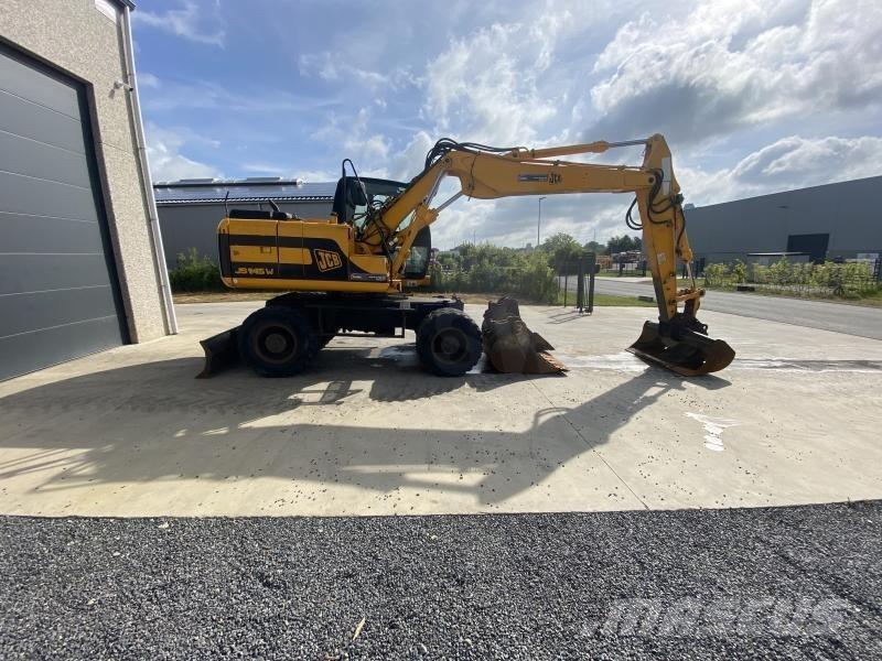 JCB JS145W ホイール式油圧ショベル（パワーショベル・ユンボ・バックホー）