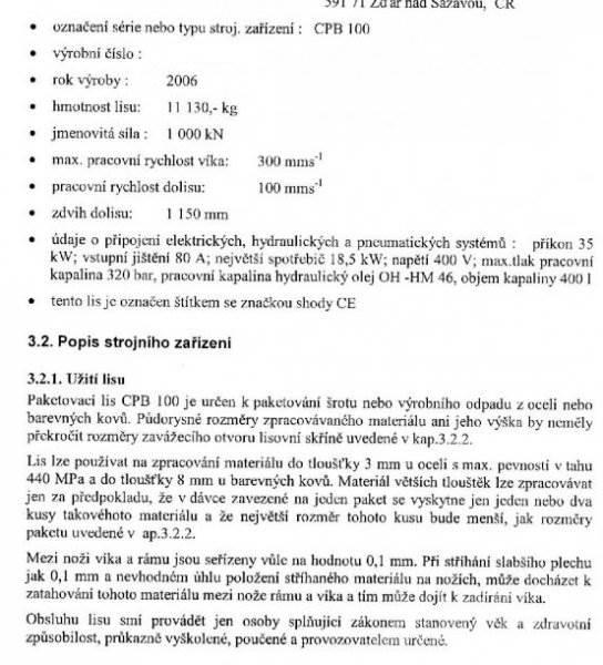  _JINÉ (CZ) ŽĎAS - CPB 100 クラッシャー固定式