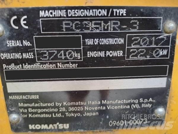 Komatsu PC 35 MR-3 ミニ油圧ショベル 7t以下（ミニユンボ・ミニディガー）
