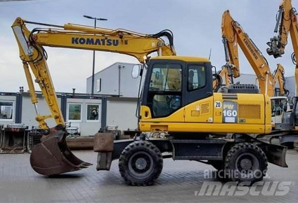 Komatsu PW 160-7E0 ホイール式油圧ショベル（パワーショベル・ユンボ・バックホー）