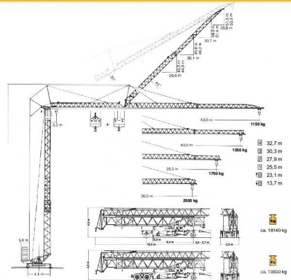 Liebherr 63 K タワークレーン