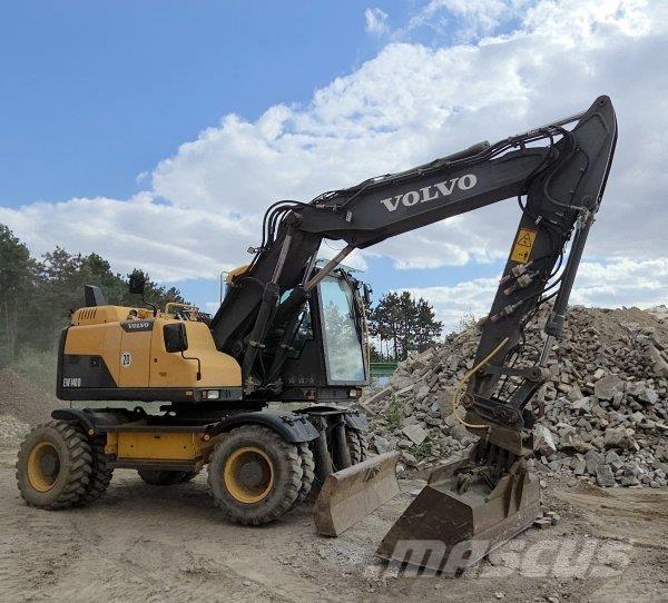 Volvo EW 140 D ホイール式油圧ショベル（パワーショベル・ユンボ・バックホー）