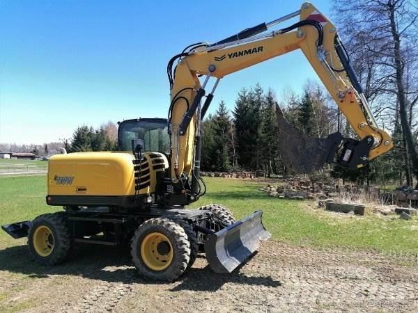 Yanmar B110 W Style ホイール式油圧ショベル（パワーショベル・ユンボ・バックホー）