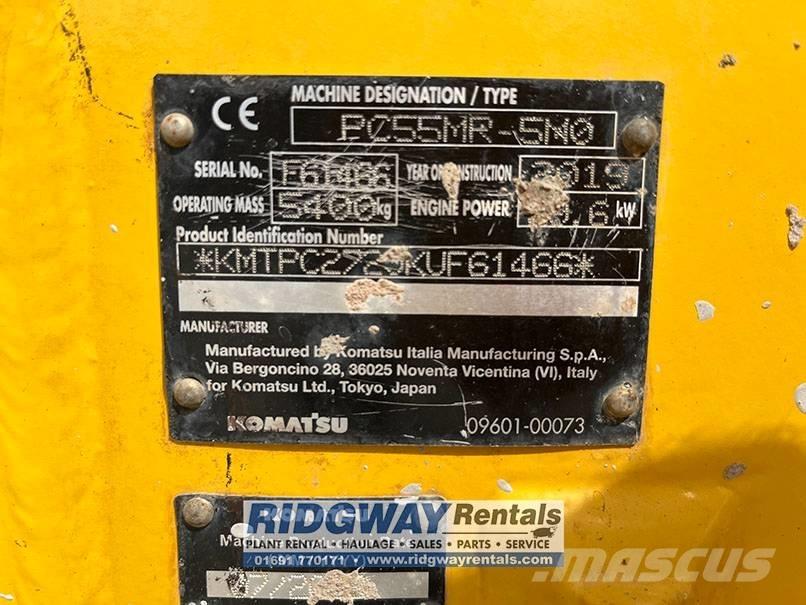 Komatsu PC 55 MR-5 ミニ油圧ショベル 7t以下（ミニユンボ・ミニディガー）