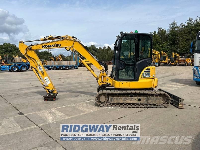 Komatsu PC 55 MR-5 ミニ油圧ショベル 7t以下（ミニユンボ・ミニディガー）