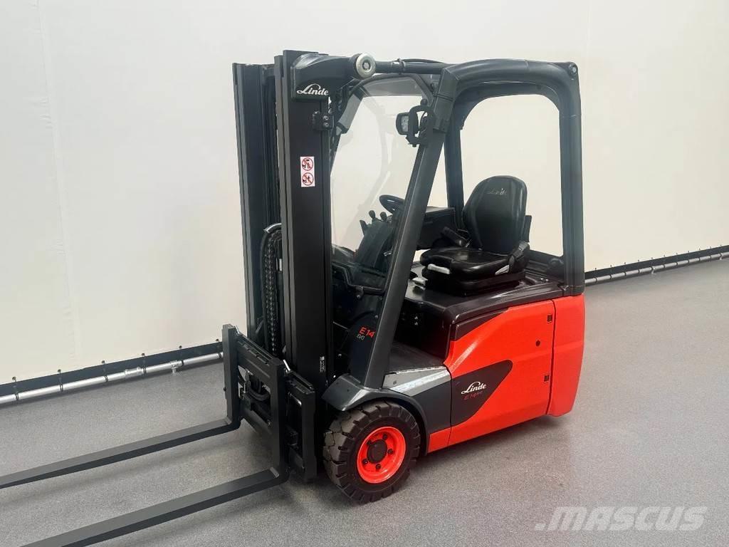 Linde 386 E 14-02 バッテリーフォークリフト