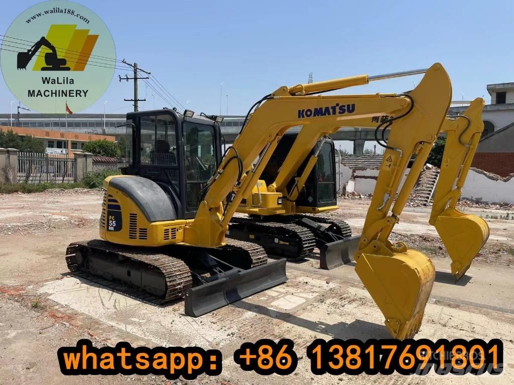 Komatsu PC 55 MR ミニ油圧ショベル 7t以下（ミニユンボ・ミニディガー）