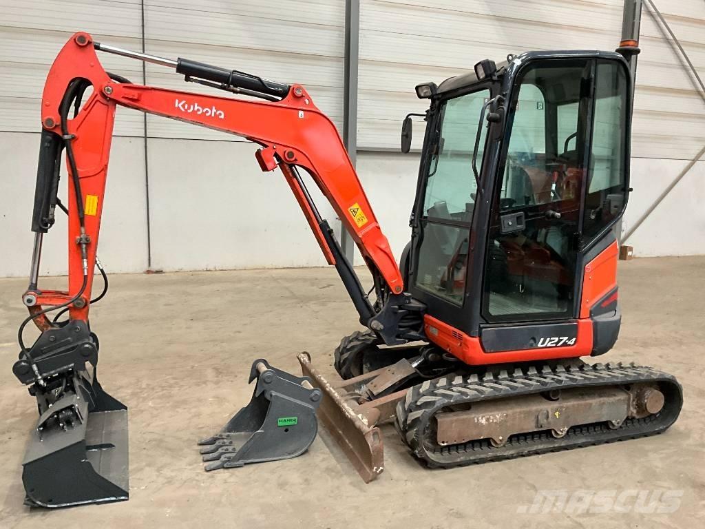Kubota U 27-4 ミニ油圧ショベル 7t以下（ミニユンボ・ミニディガー）