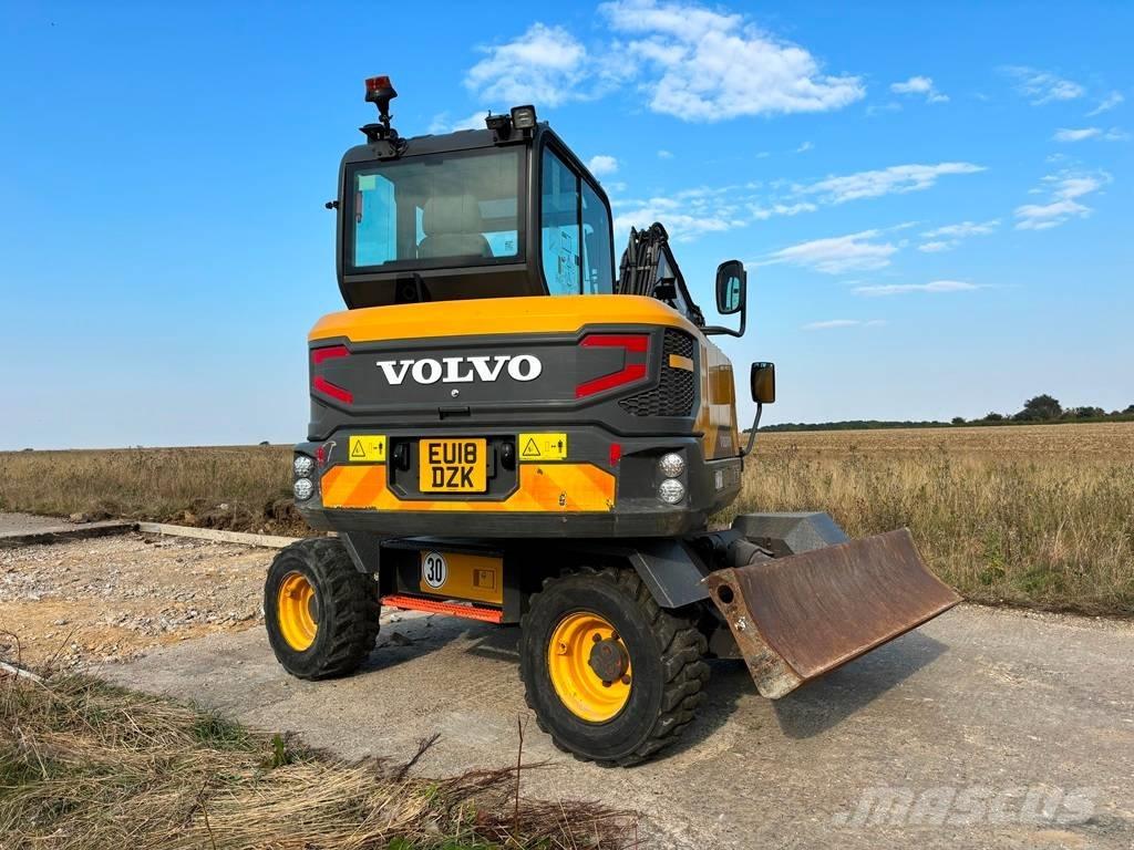Volvo EW 60 E ホイール式油圧ショベル（パワーショベル・ユンボ・バックホー）