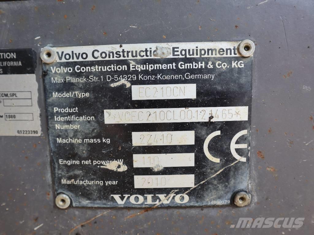 Volvo EC 210 C N 大型油圧ショベル12t以上（パワーショベル・ユンボ）