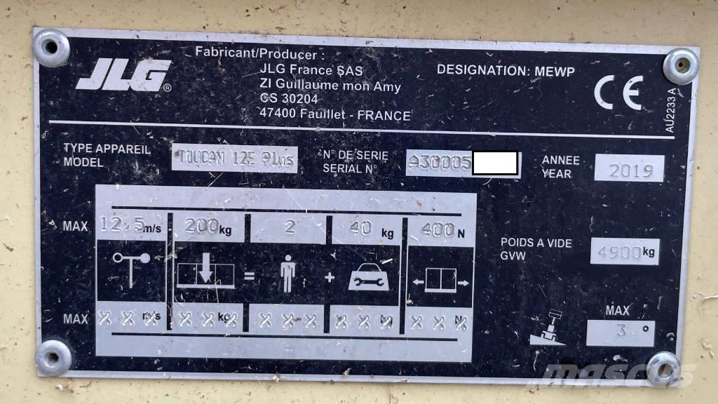 JLG Toucan 12 E ブームリフト　屈伸型