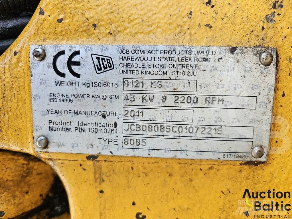 JCB 8085 中型油圧ショベル 7ｔ-12ｔ（ユンボ・パワーショベル・バックホー）