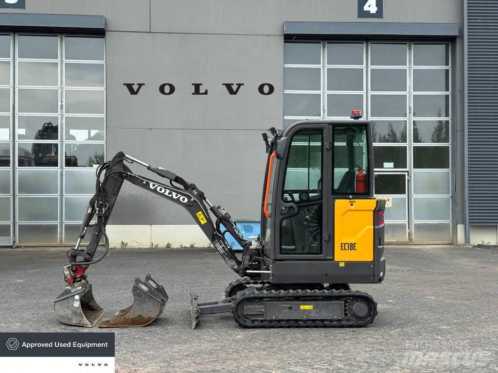 Volvo EC 18 E ミニ油圧ショベル 7t以下（ミニユンボ・ミニディガー）