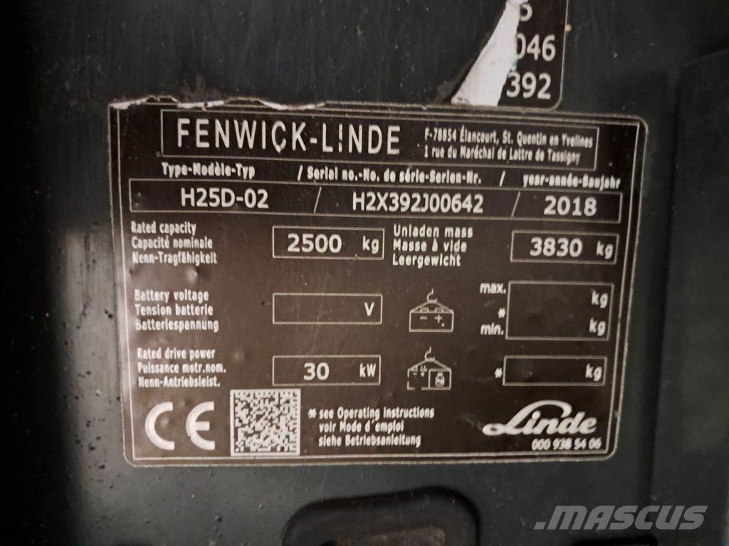 Linde H25D-02 ディーゼル・軽油