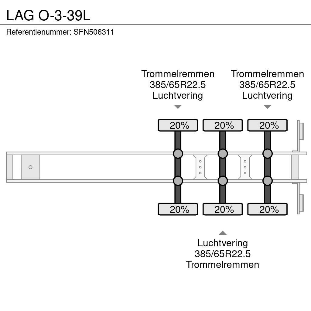 LAG O-3-39L コンテナフレーム・セミトレーラー