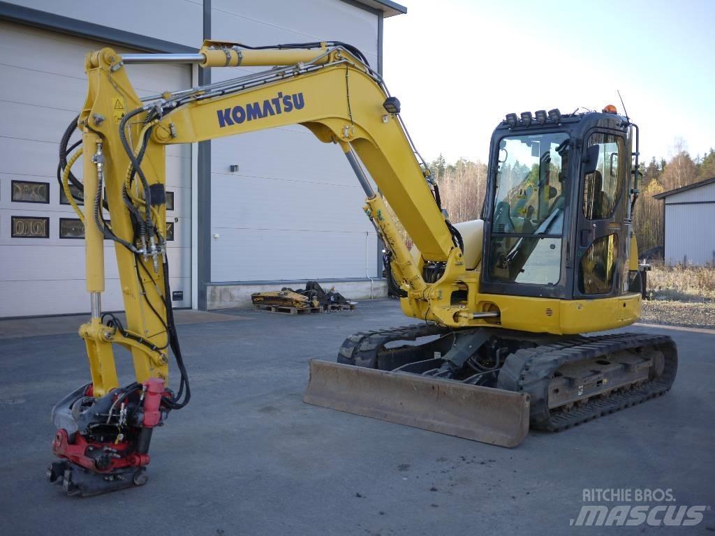 Komatsu PC 80 MR-3 中型油圧ショベル 7ｔ-12ｔ（ユンボ・パワーショベル・バックホー）