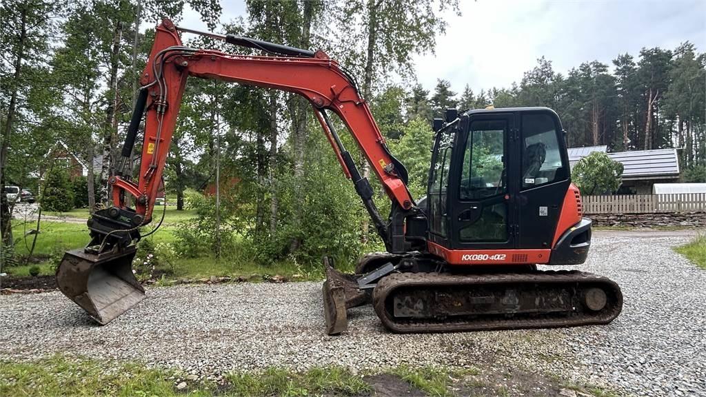 Kubota KX080 – 4a2 ミニ油圧ショベル 7t以下（ミニユンボ・ミニディガー）