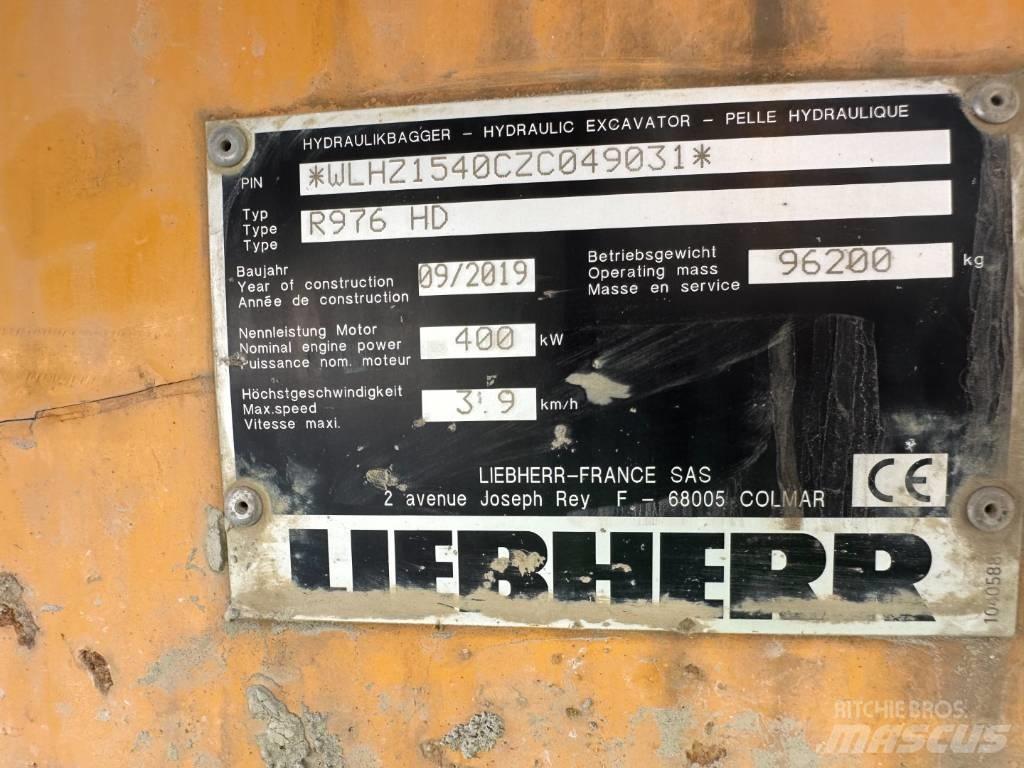Liebherr R 976 HD 大型油圧ショベル12t以上（パワーショベル・ユンボ）