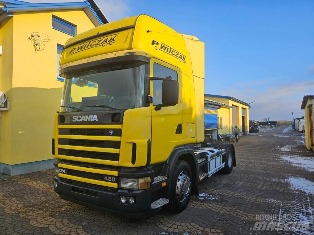 Scania 124 L 420 中古トラクターヘッド | トレーラーヘッド