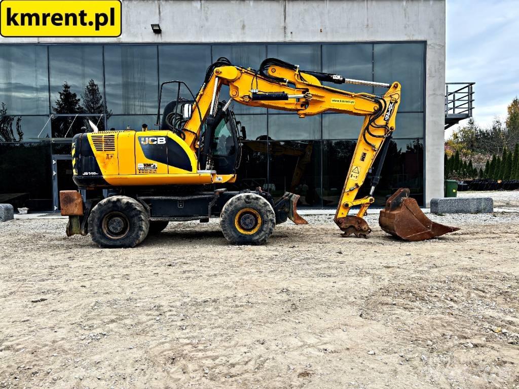 JCB JS 145 W ホイール式油圧ショベル（パワーショベル・ユンボ・バックホー）