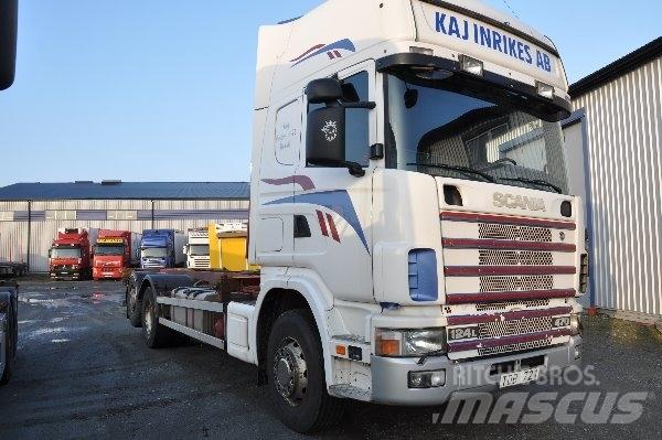 Scania 124 6X2 470 コンテナ、海コン車