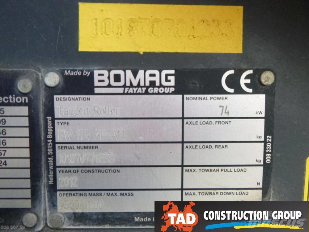 Bomag BW 174 AD AM タンデムローラ