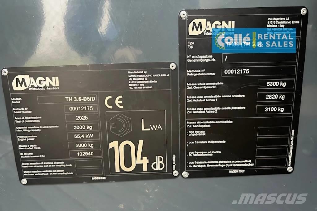 Magni TH 3.6 | 2025 テレスコーピックハンドラー