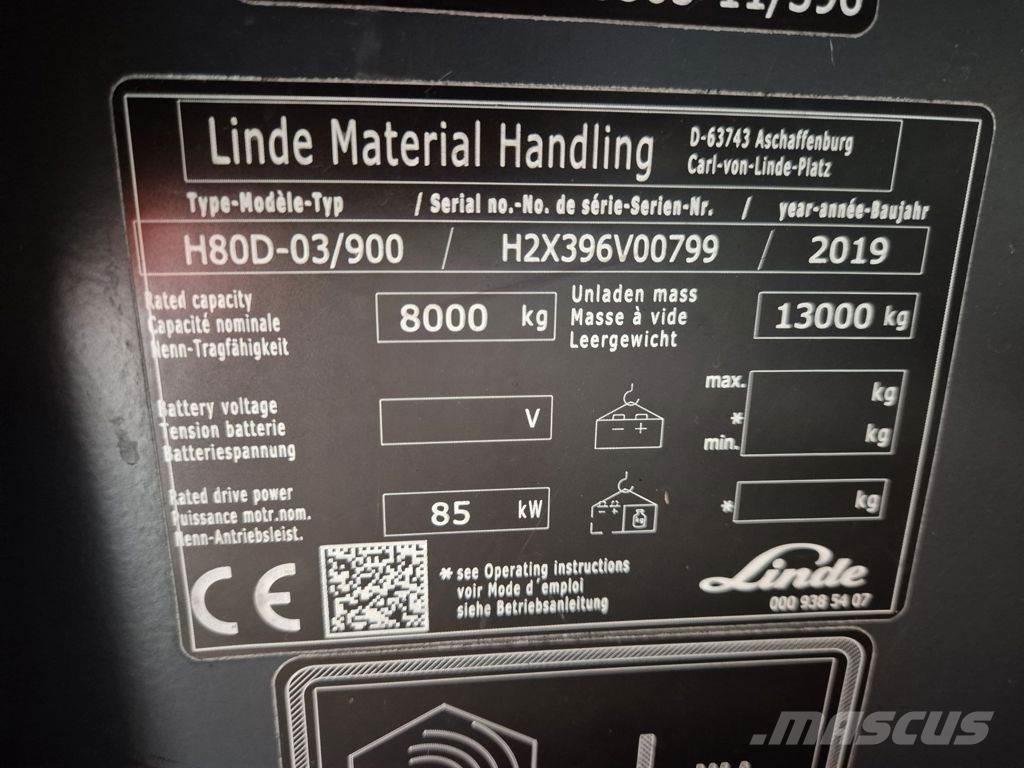 Linde H80D-03/900 ディーゼル・軽油