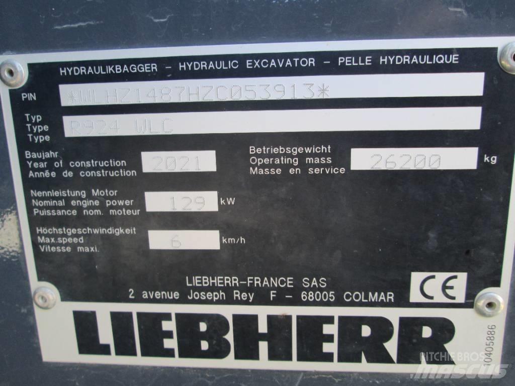 Liebherr R 924 G8 大型油圧ショベル12t以上（パワーショベル・ユンボ）