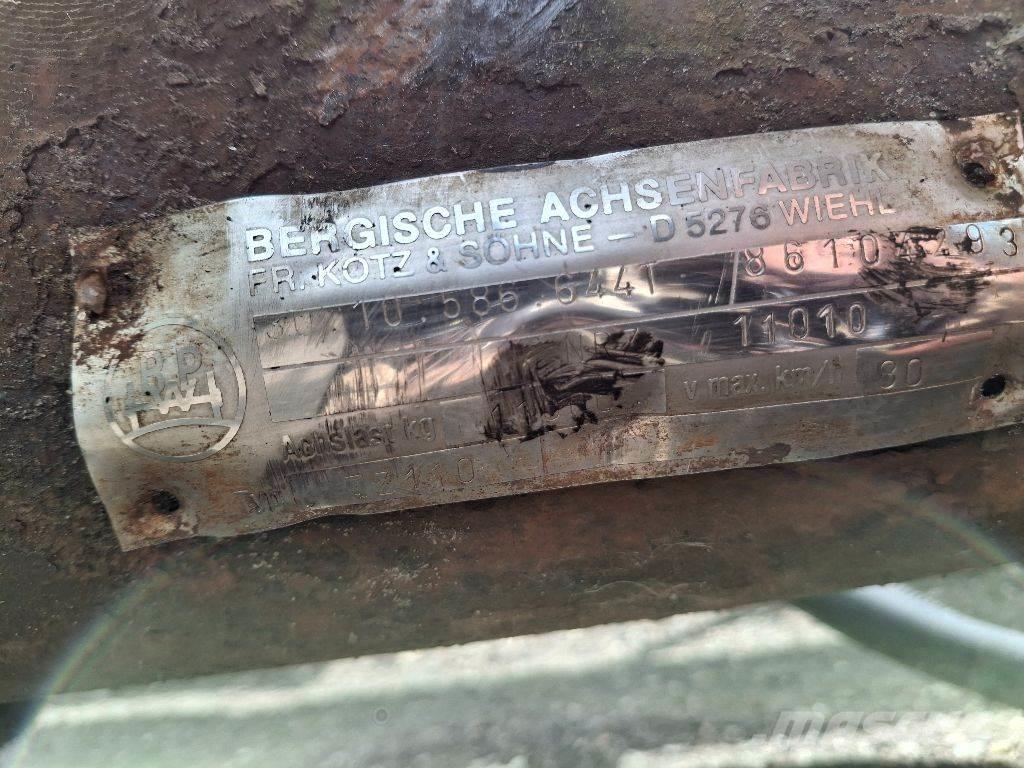 BPW NRZ 11010 アクスル