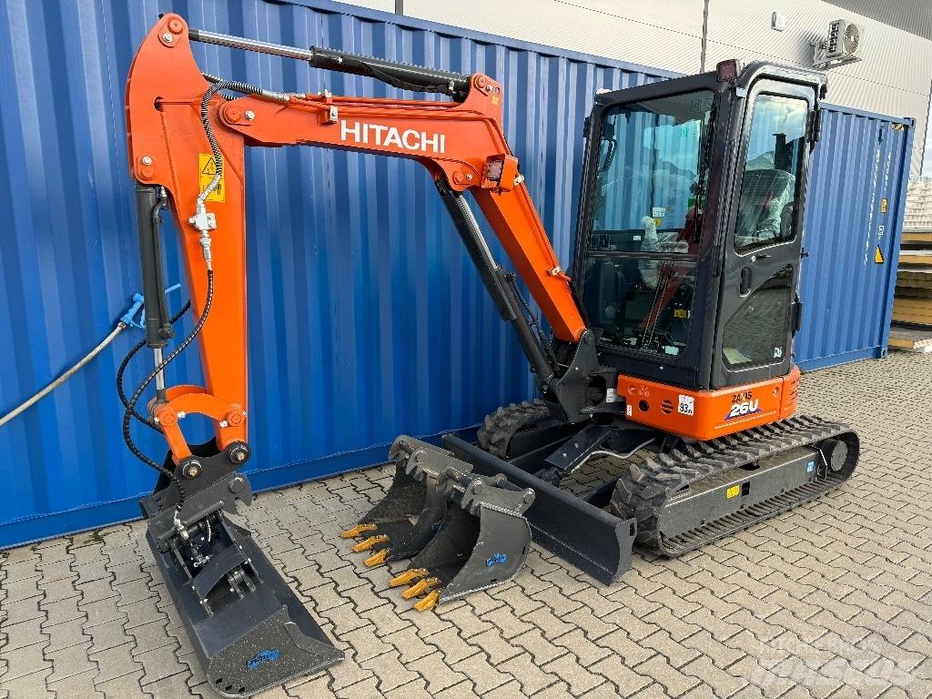 Hitachi ZX 26 U-6 ミニ油圧ショベル 7t以下（ミニユンボ・ミニディガー）