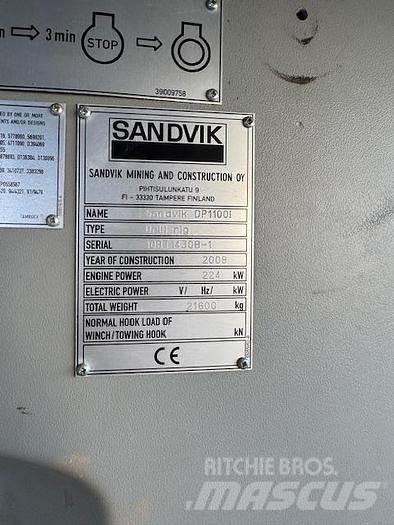 Sandvik DP 1100 サーフェイスドリルリグ
