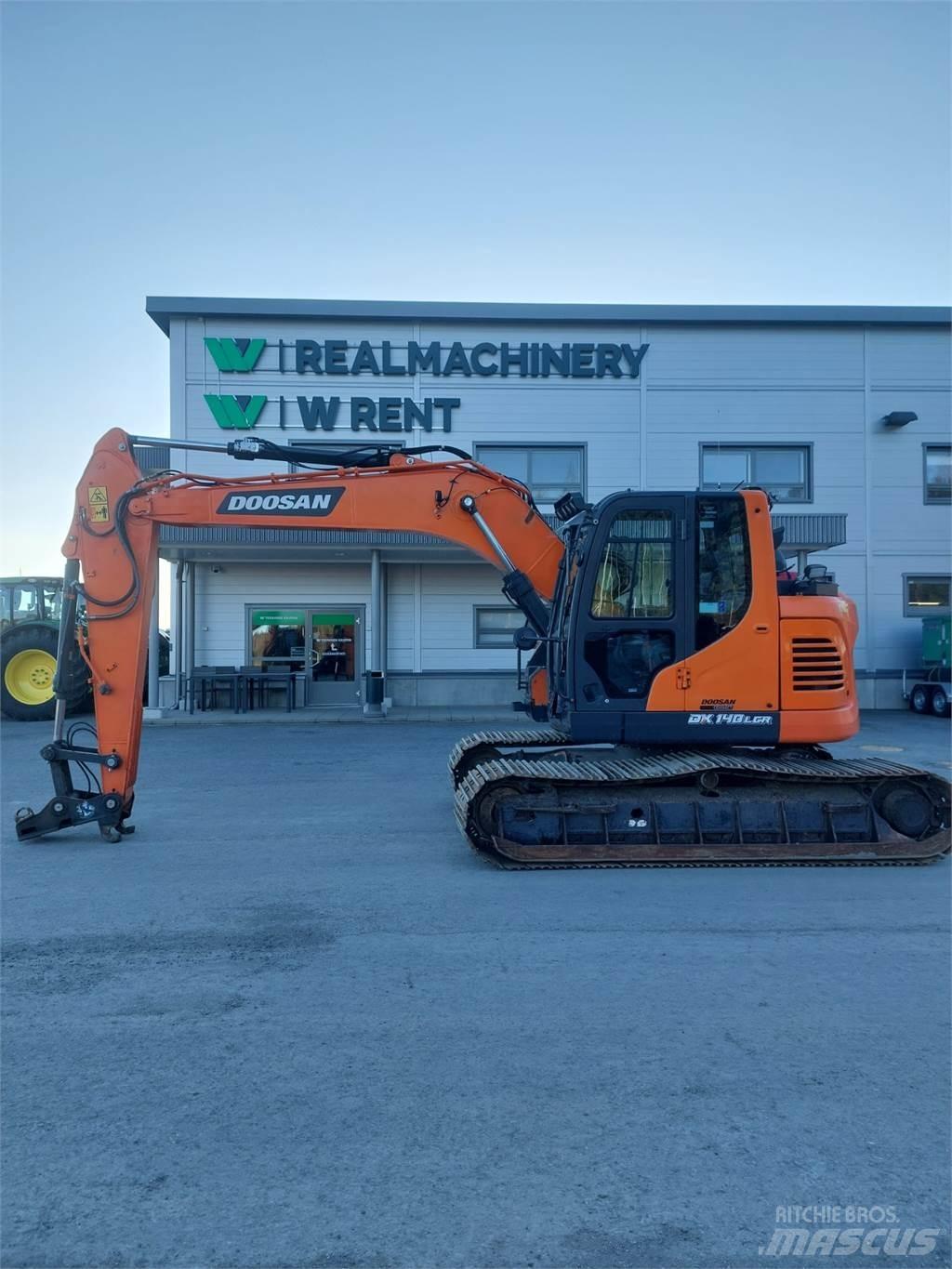Doosan DX 140LCR 7 大型油圧ショベル12t以上（パワーショベル・ユンボ）