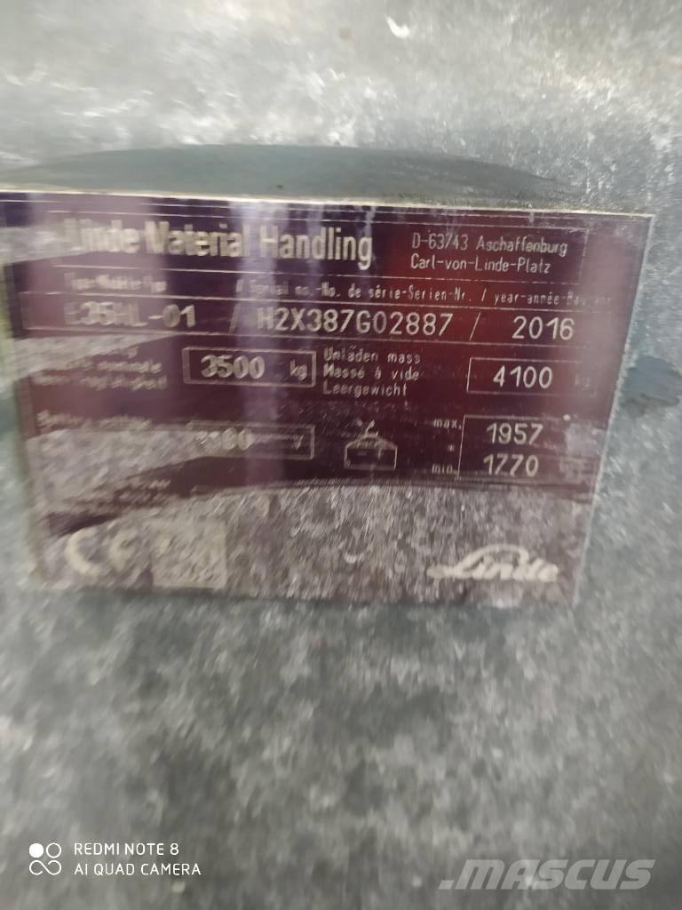 Linde E 35 HL バッテリーフォークリフト
