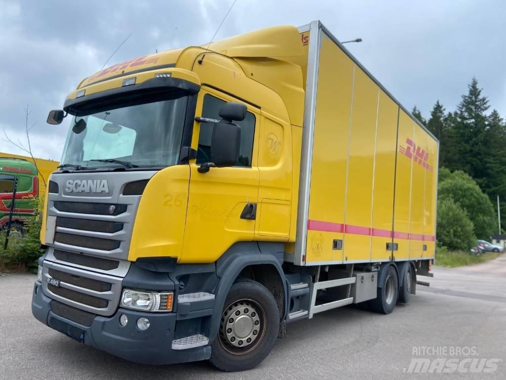 Scania R 490 LB ボックスボディー、ウイング、箱車