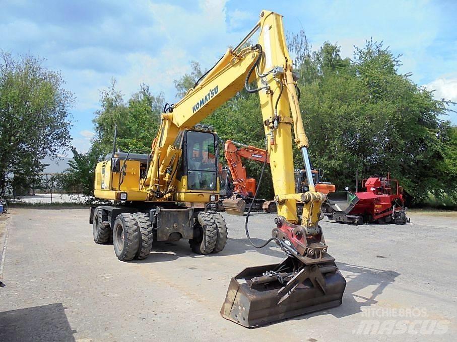 Komatsu PW 140-7 ホイール式油圧ショベル（パワーショベル・ユンボ・バックホー）