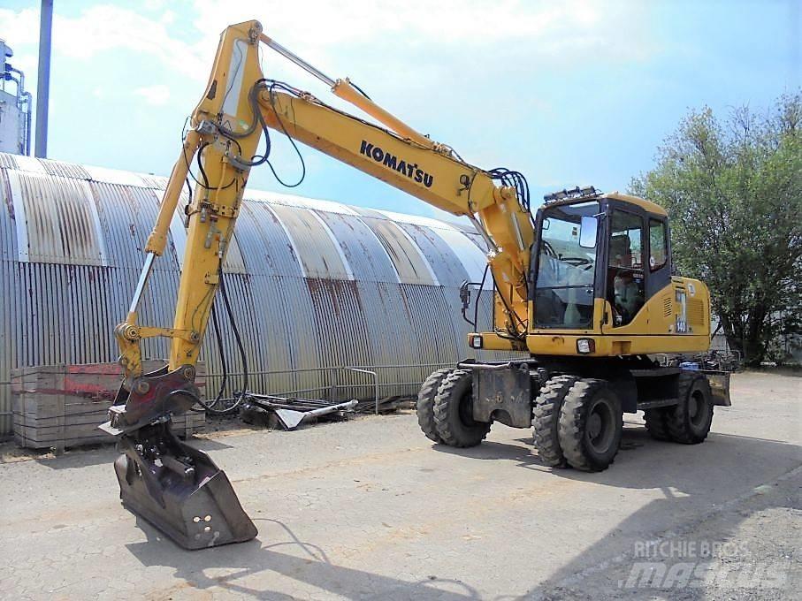 Komatsu PW 140-7 ホイール式油圧ショベル（パワーショベル・ユンボ・バックホー）
