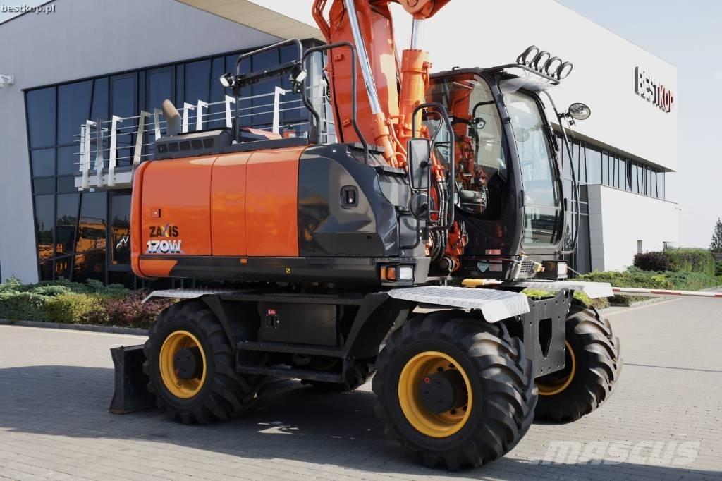 Hitachi ZX 170 W-6 ホイール式油圧ショベル（パワーショベル・ユンボ・バックホー）