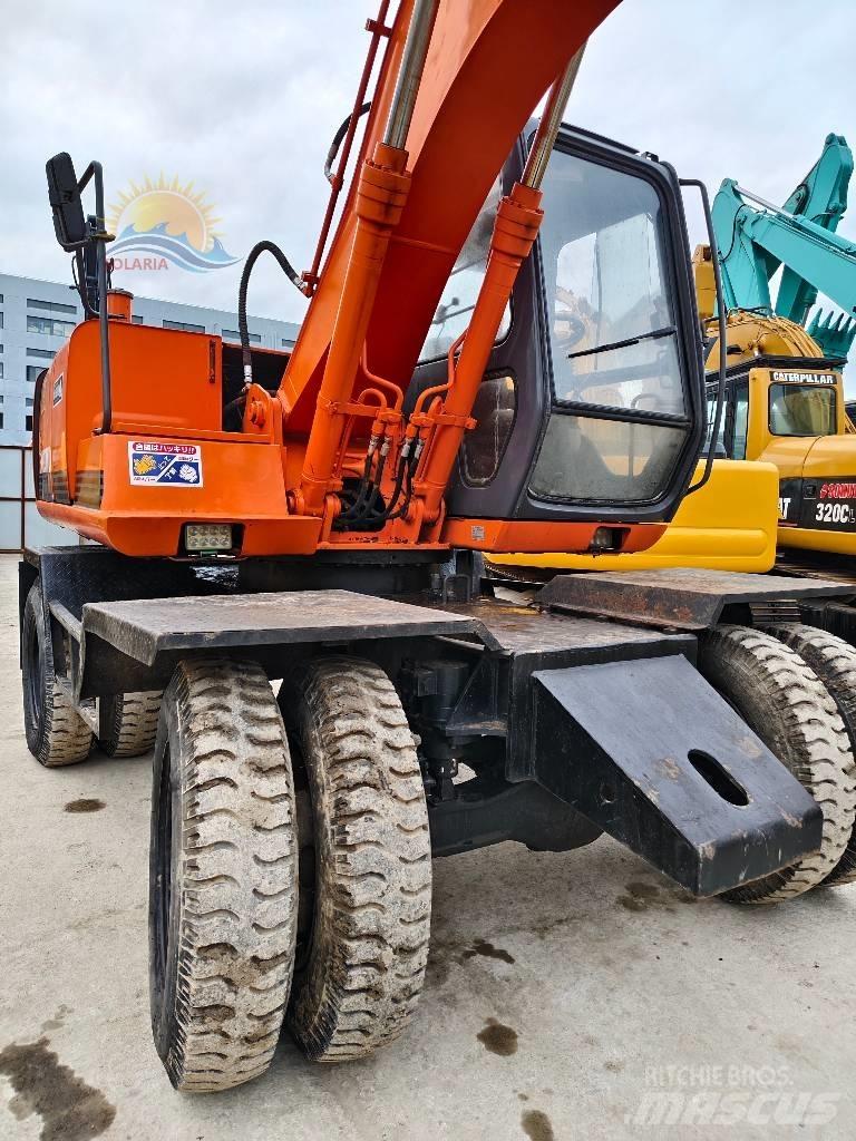 Hitachi EX 100 W D ホイール式油圧ショベル（パワーショベル・ユンボ・バックホー）