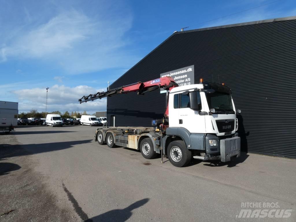 MAN TGS 35.460 クレーントラック、ユニック車