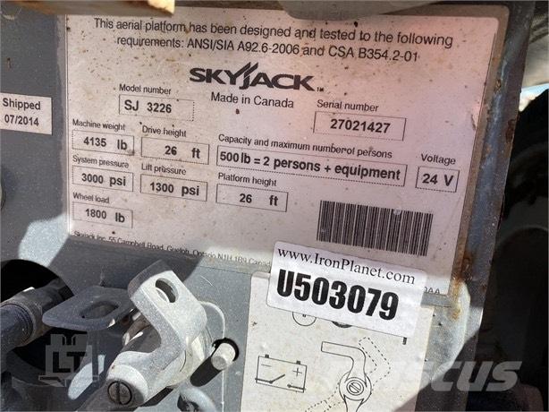 SkyJack SJ III 3226 シザースリフト