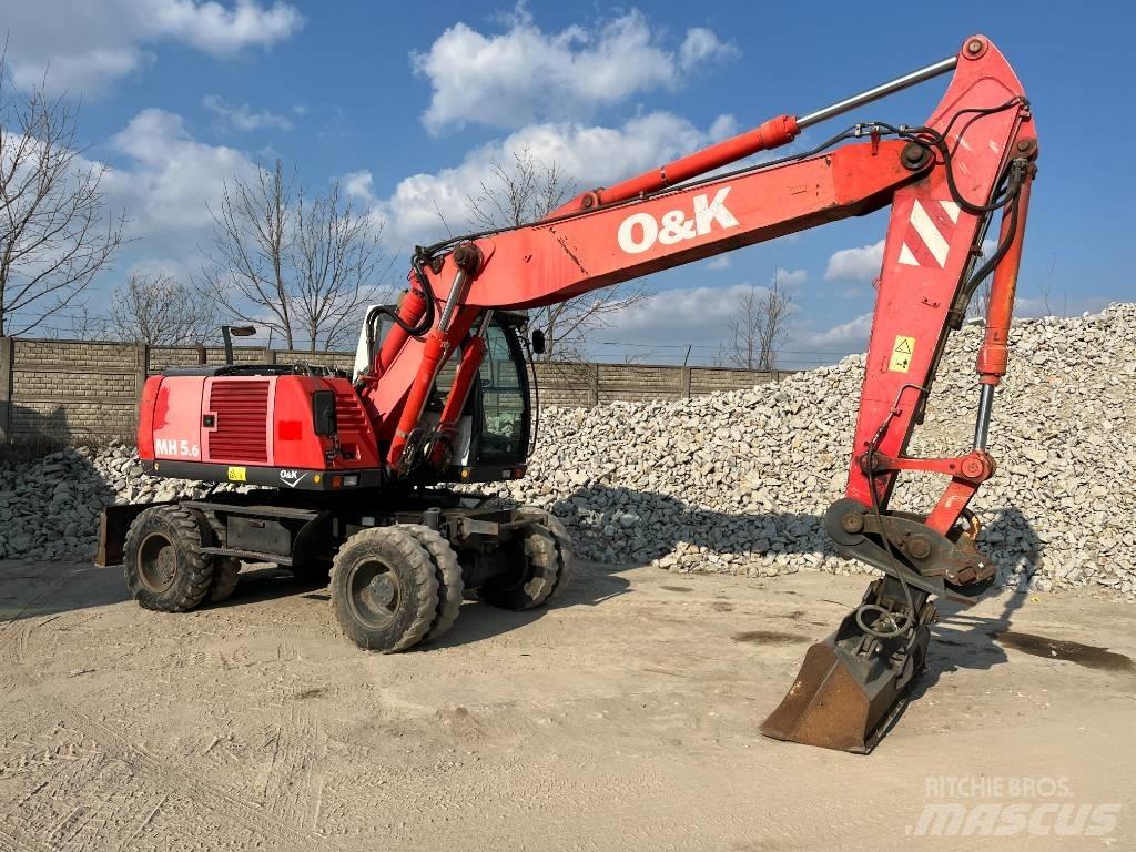 O&K MH 5.6 ホイール式油圧ショベル（パワーショベル・ユンボ・バックホー）