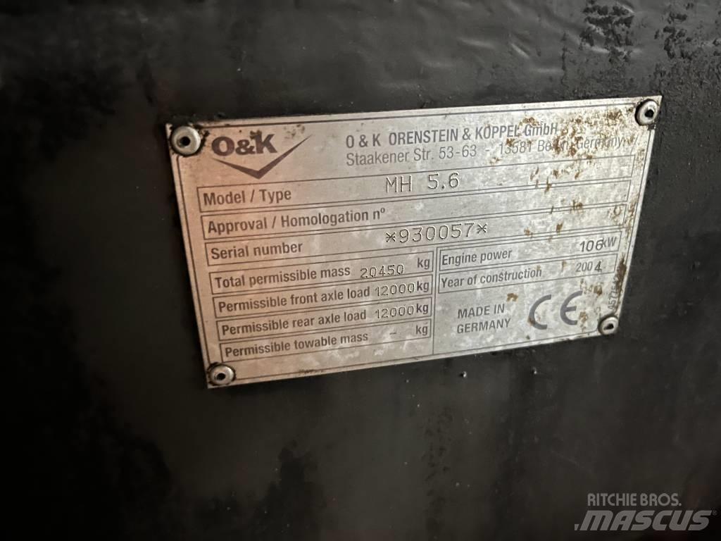 O&K MH 5.6 ホイール式油圧ショベル（パワーショベル・ユンボ・バックホー）