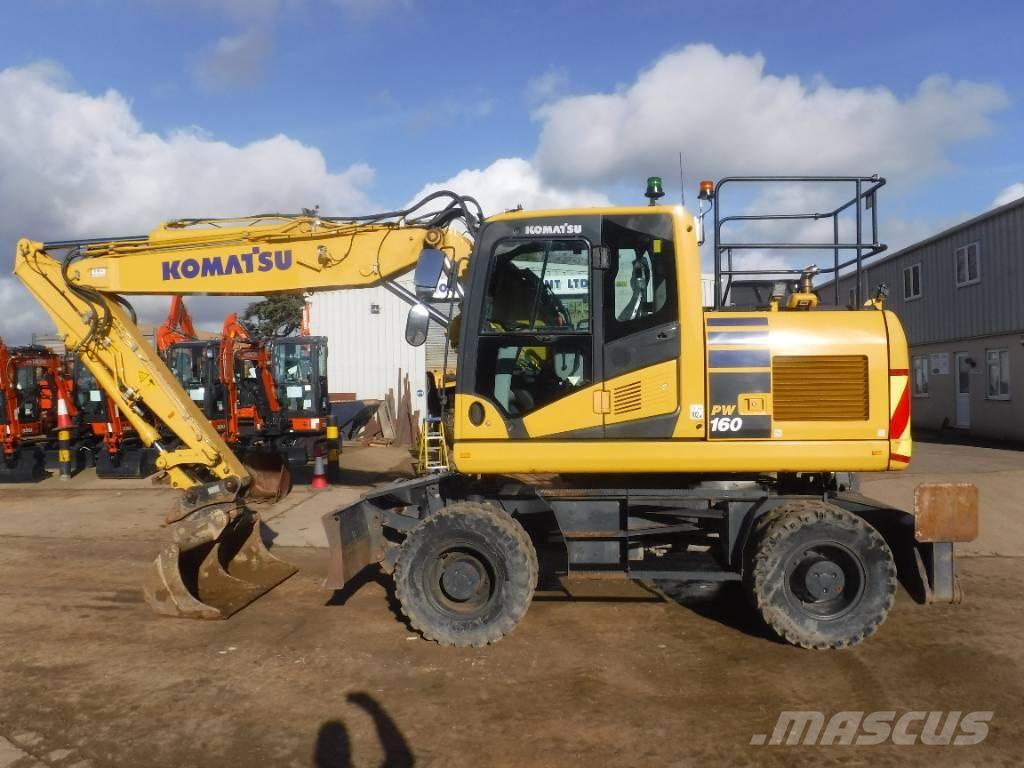 Komatsu PW 160-11 ホイール式油圧ショベル（パワーショベル・ユンボ・バックホー）
