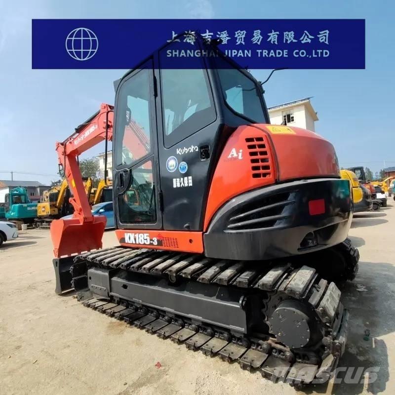 Kubota KX 185-3 中型油圧ショベル 7ｔ-12ｔ（ユンボ・パワーショベル・バックホー）