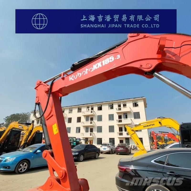 Kubota KX 185-3 中型油圧ショベル 7ｔ-12ｔ（ユンボ・パワーショベル・バックホー）