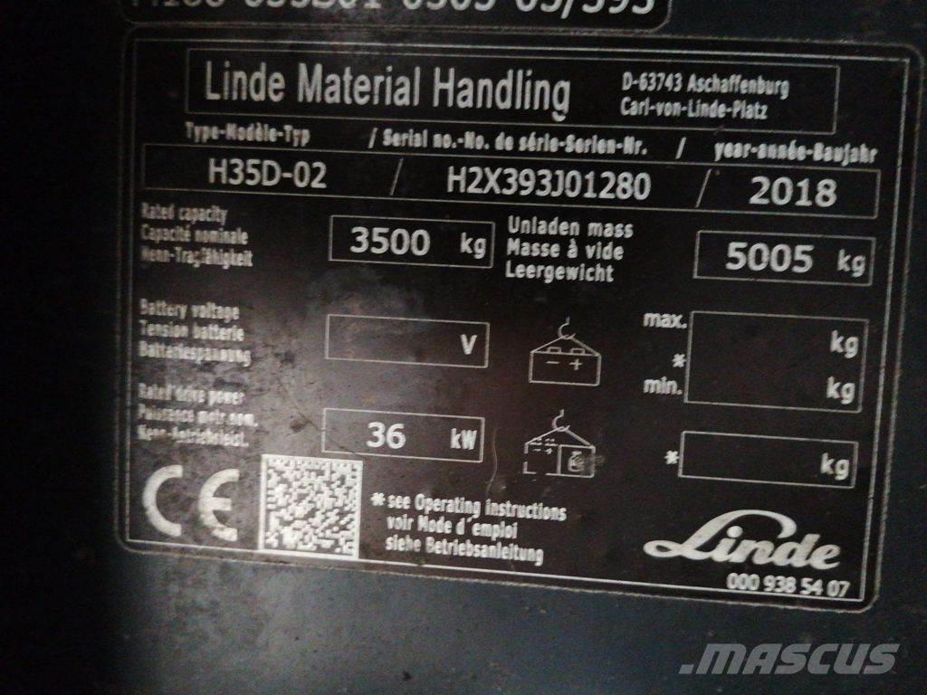 Linde H35D-02 ディーゼル・軽油