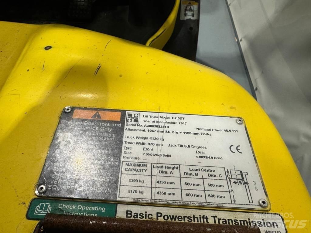 Hyster H2.5XT LPGフォークリフト
