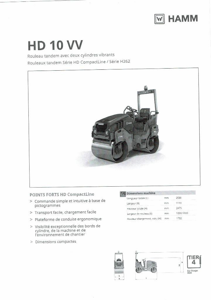 Hamm HD 10 VV タンデムローラ