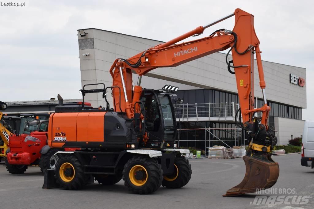Hitachi ZX170 W-6 ホイール式油圧ショベル（パワーショベル・ユンボ・バックホー）